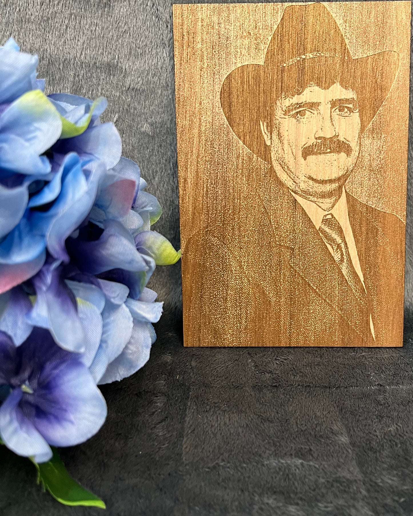 Wood Burnt Portrait