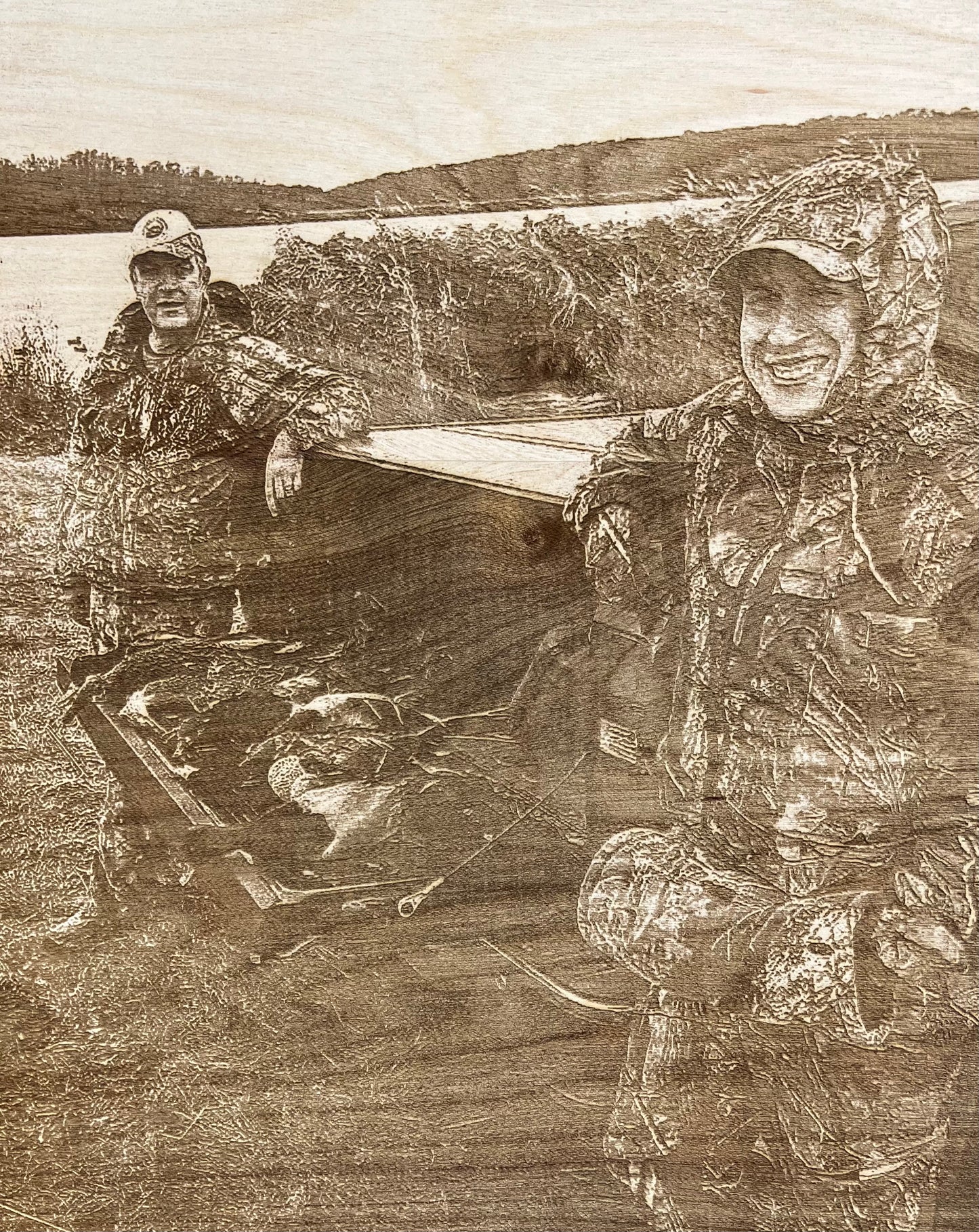 Wood Burnt Portrait