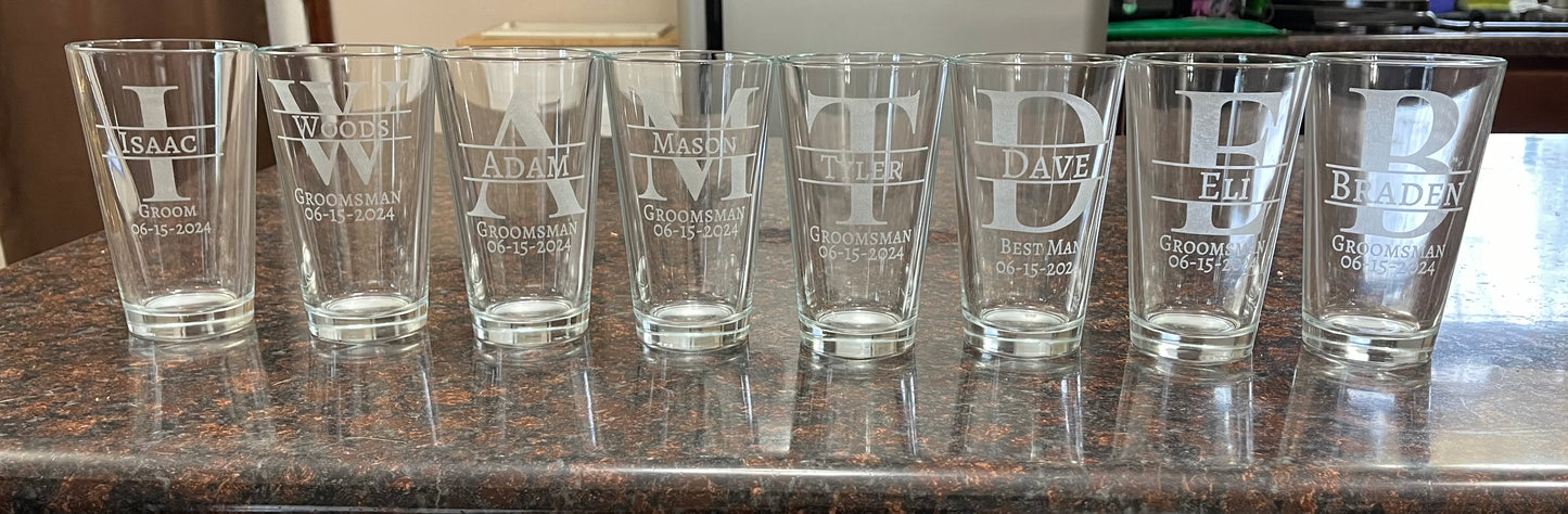 16 oz Pint Glass
