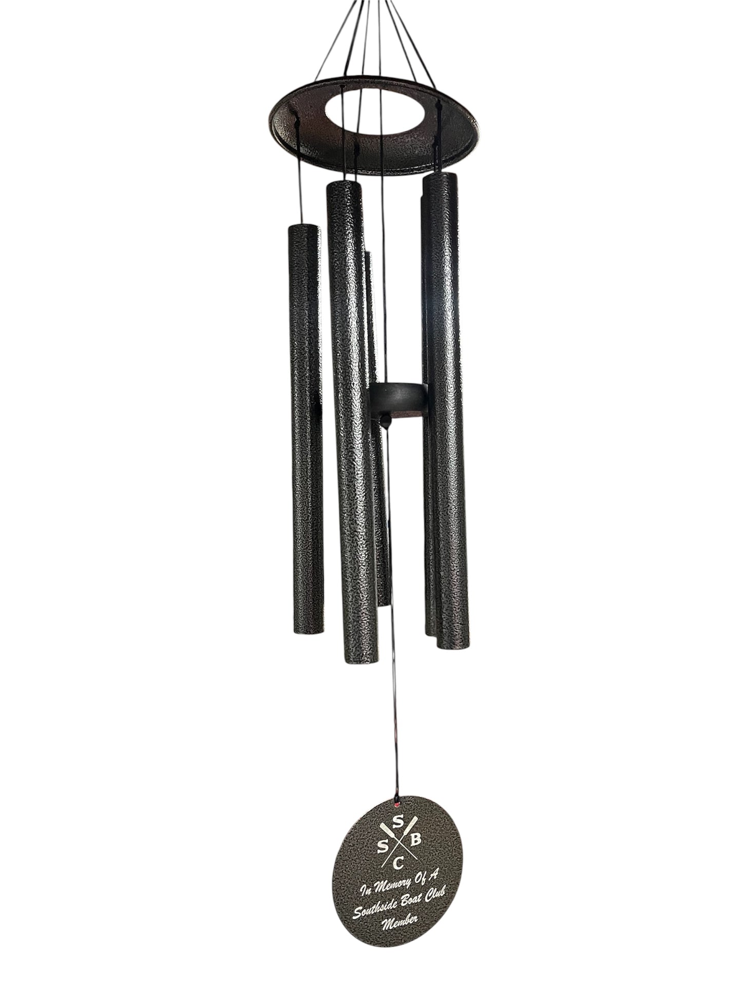 30" Black Powder Coated Aluminum Wind Chime