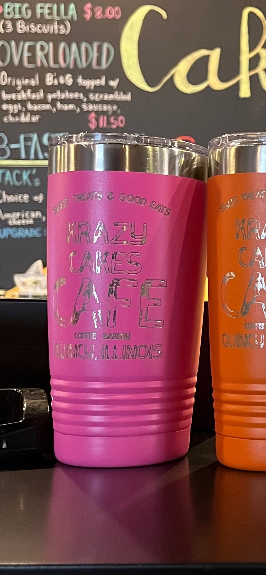 Custom 20 Ounce Tumbler - Muddy River Engraving