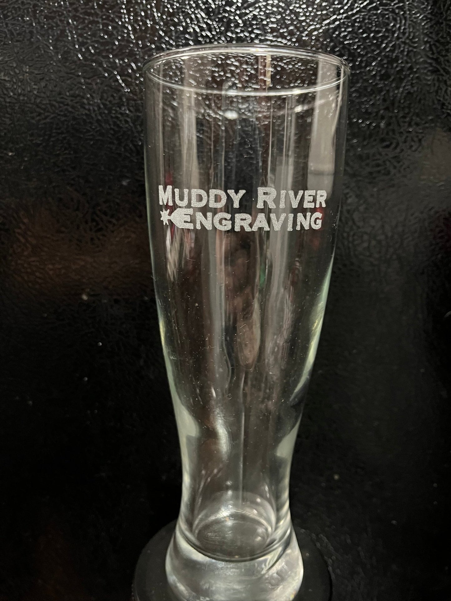 16 oz Pilsner Glass - Muddy River Engraving