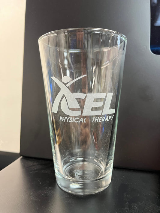 16 oz Pint Glass - Muddy River Engraving