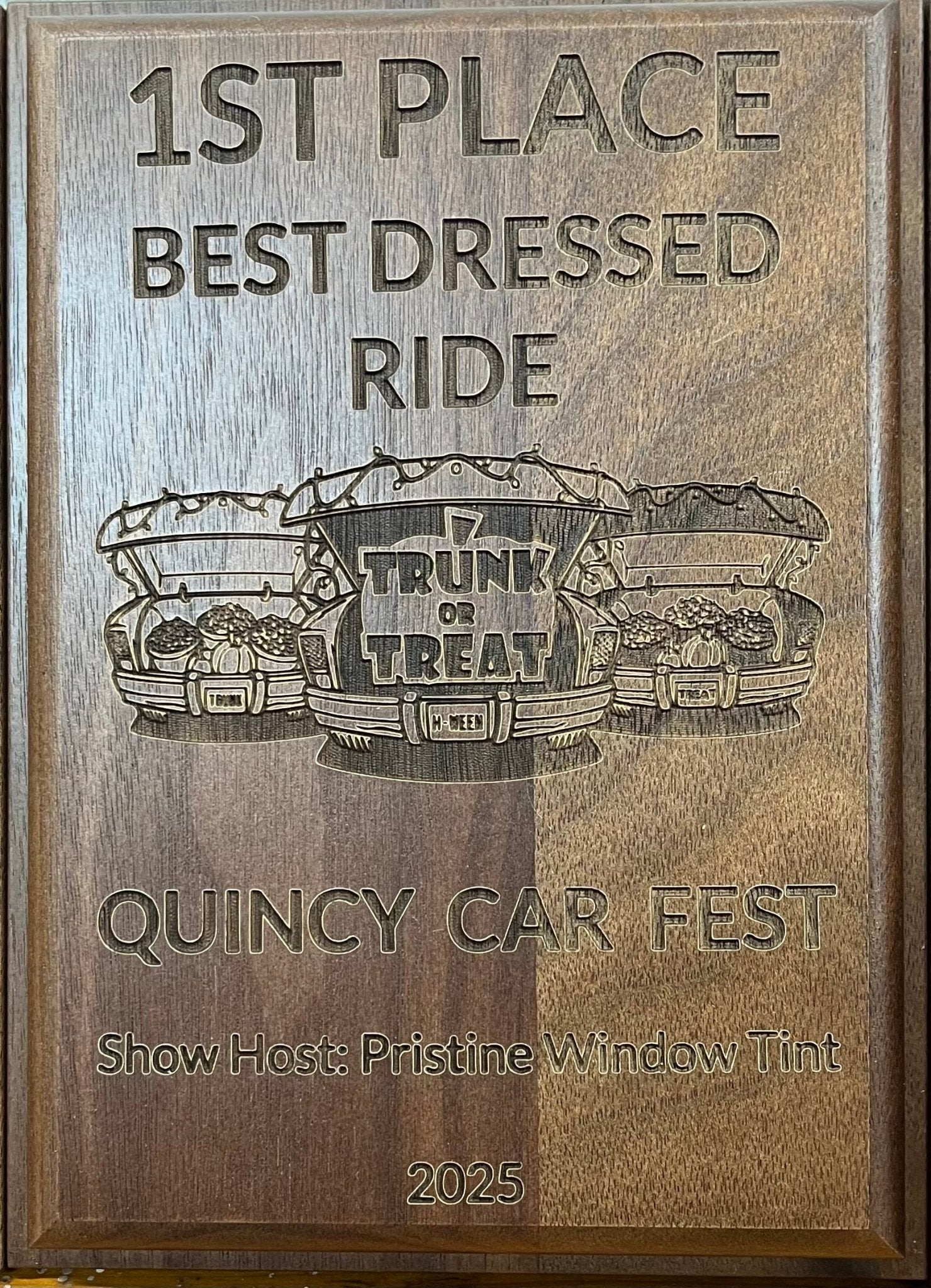 5x7 Engraved Walnut Plaque - Muddy River Engraving