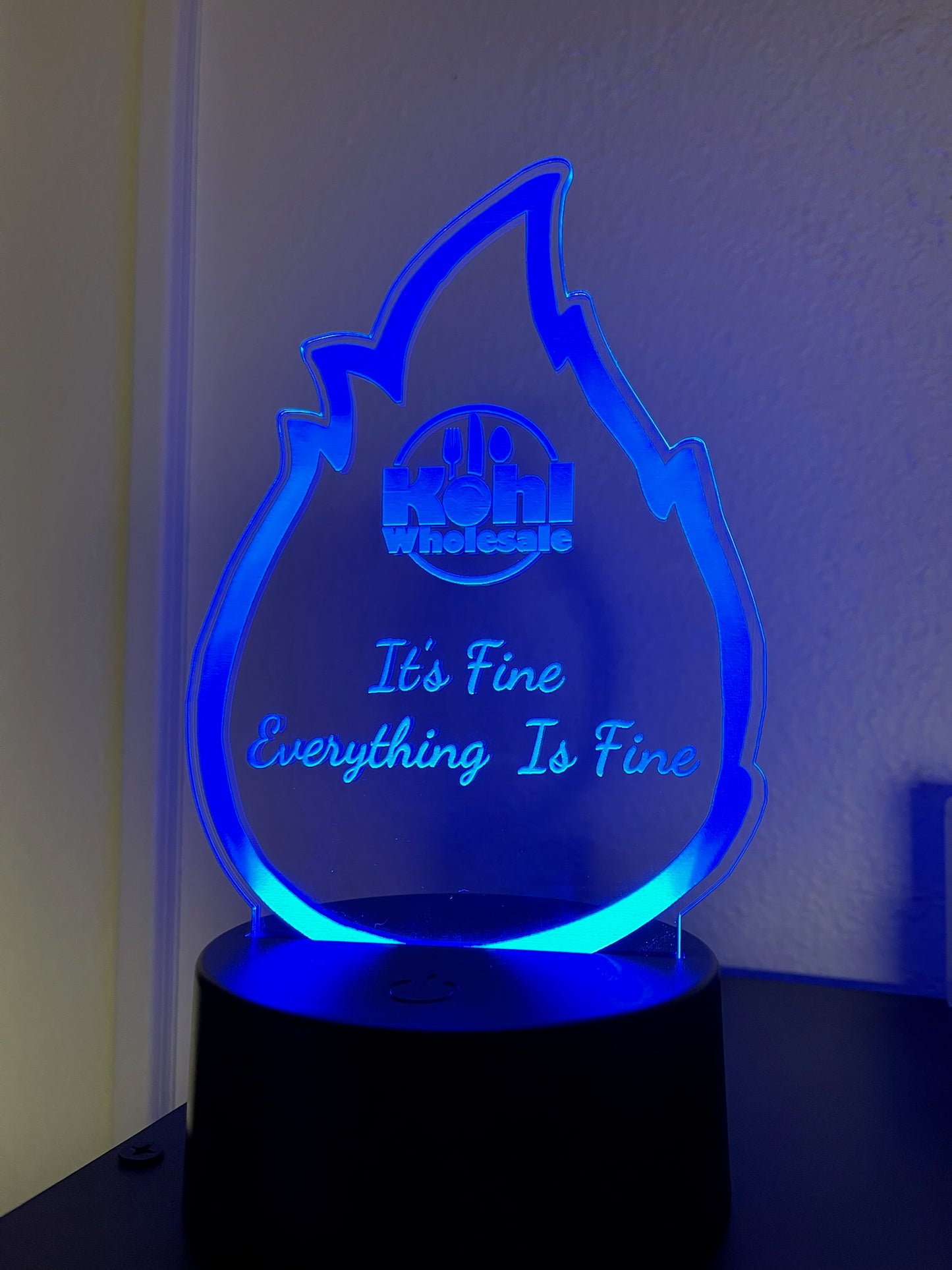 LED Acrylic Logo w/stand