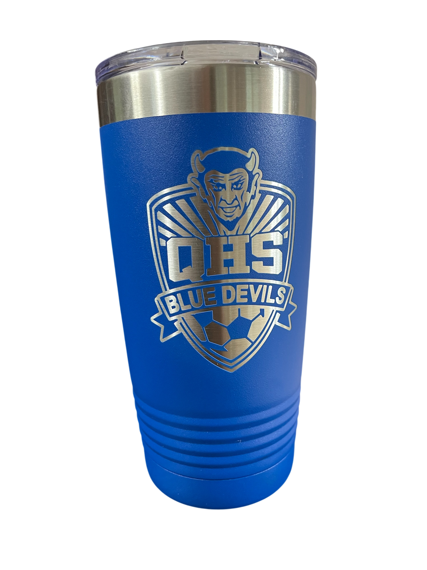 QHS Blue Devil Soccer 20 Ounce Tumbler
