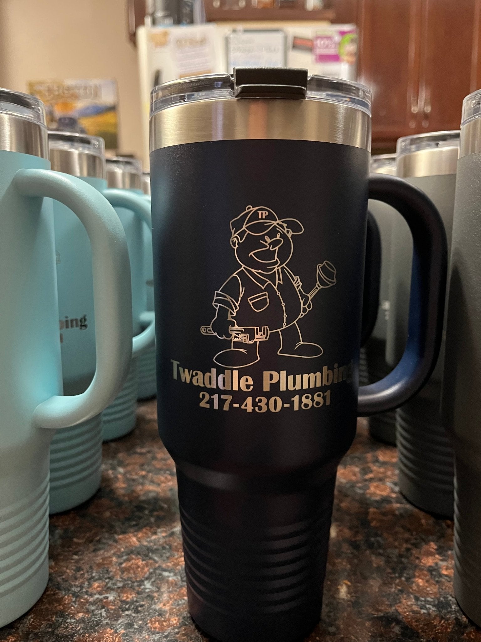 Custom 40 Ounce Tumbler - Muddy River Engraving