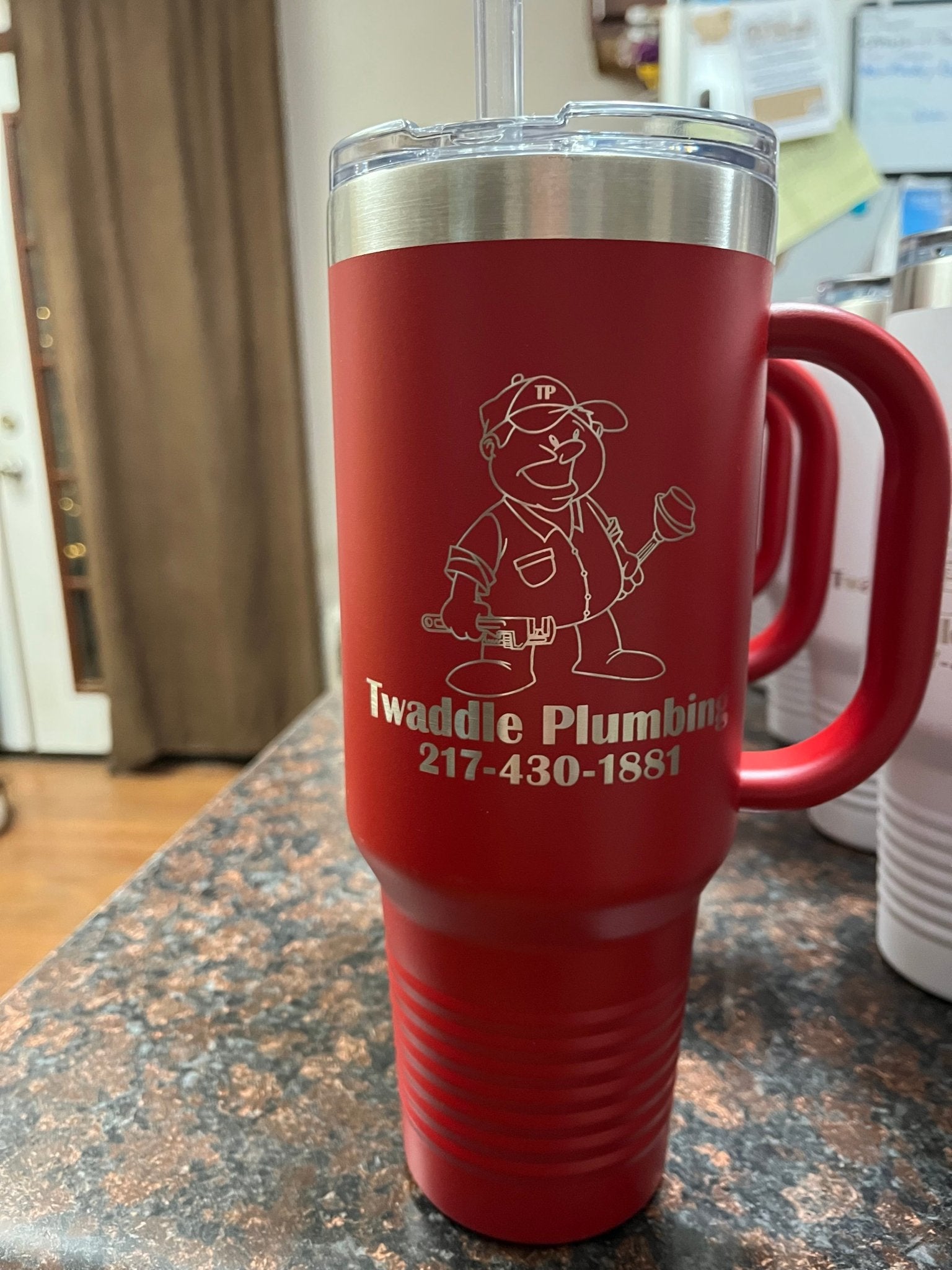 Custom 40 Ounce Tumbler - Muddy River Engraving