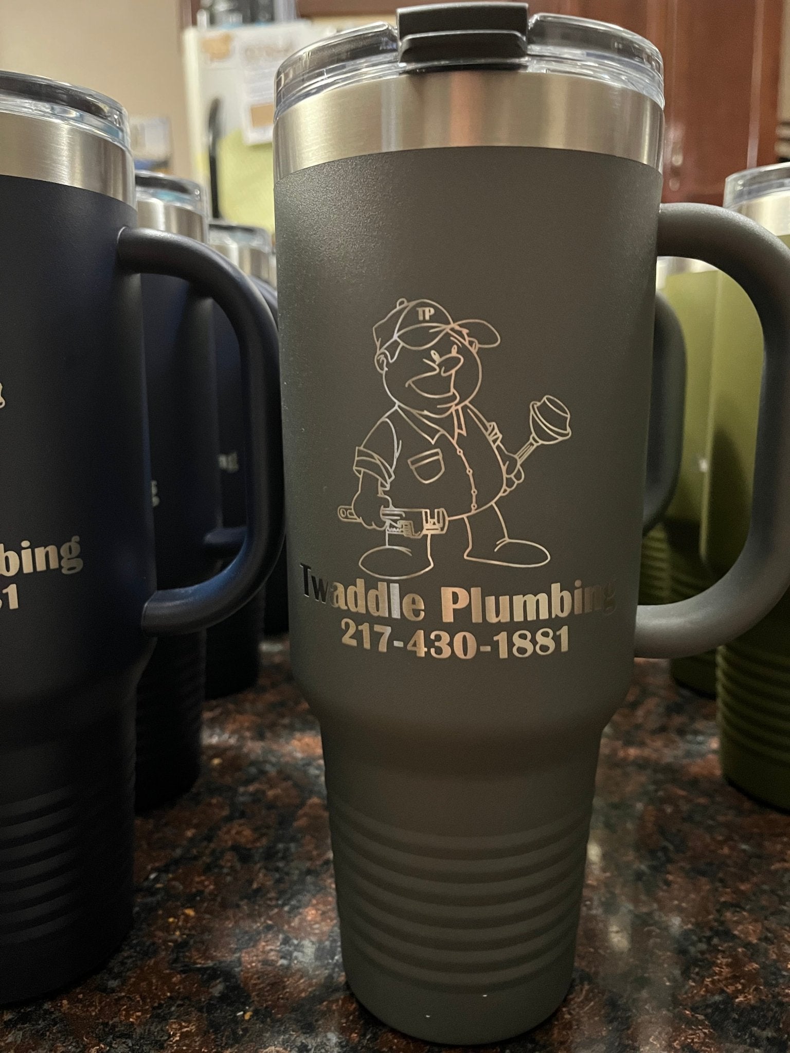 Custom 40 Ounce Tumbler - Muddy River Engraving