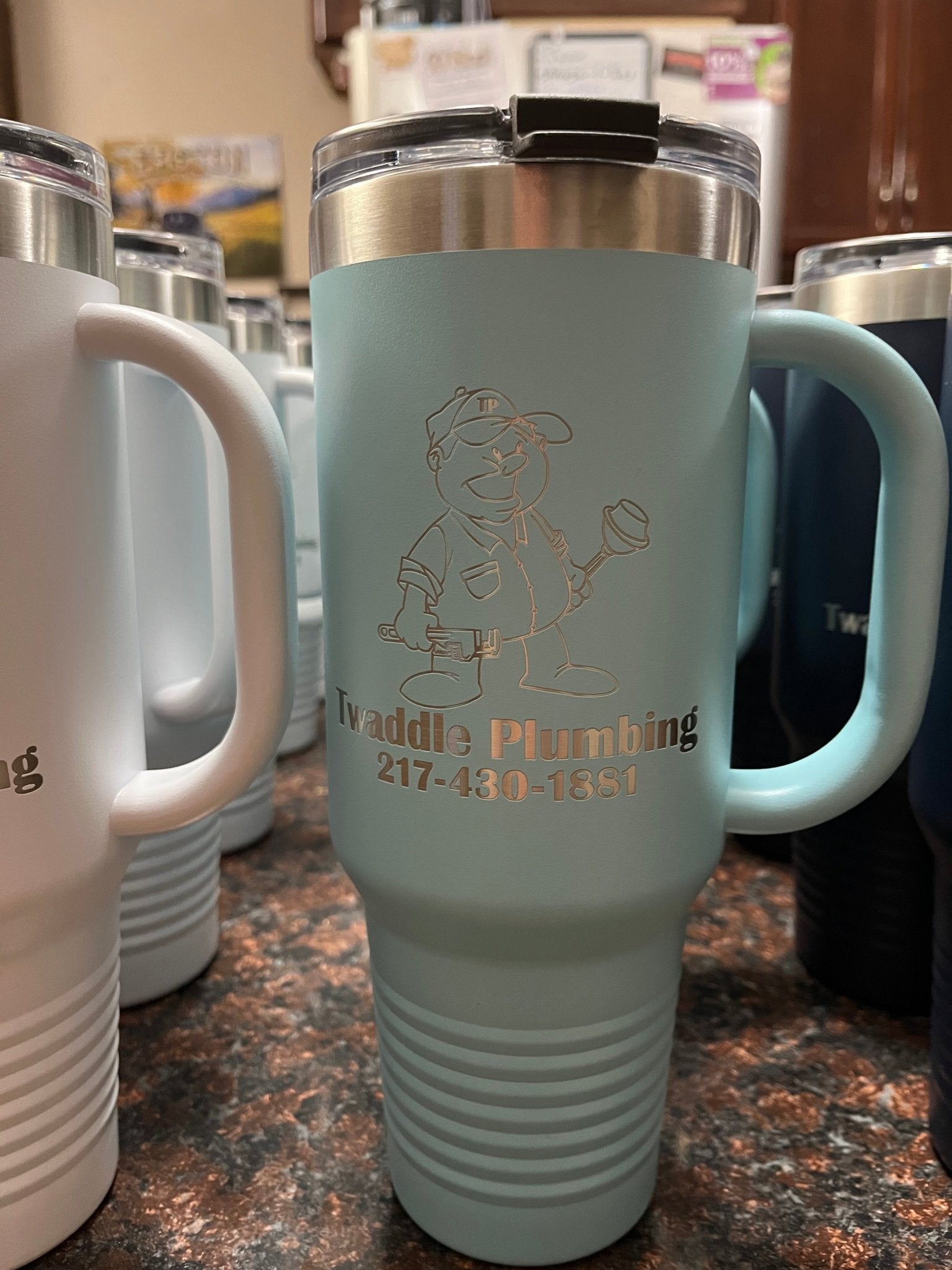 Custom 40 Ounce Tumbler - Muddy River Engraving
