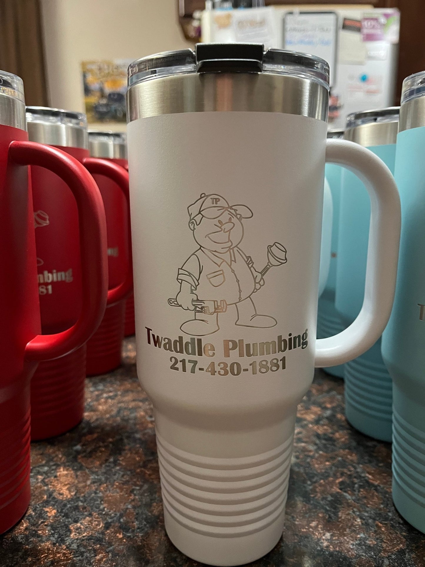 Custom 40 Ounce Tumbler - Muddy River Engraving
