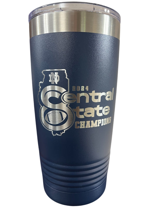 QND Central State 8 20 Ounce Tumbler