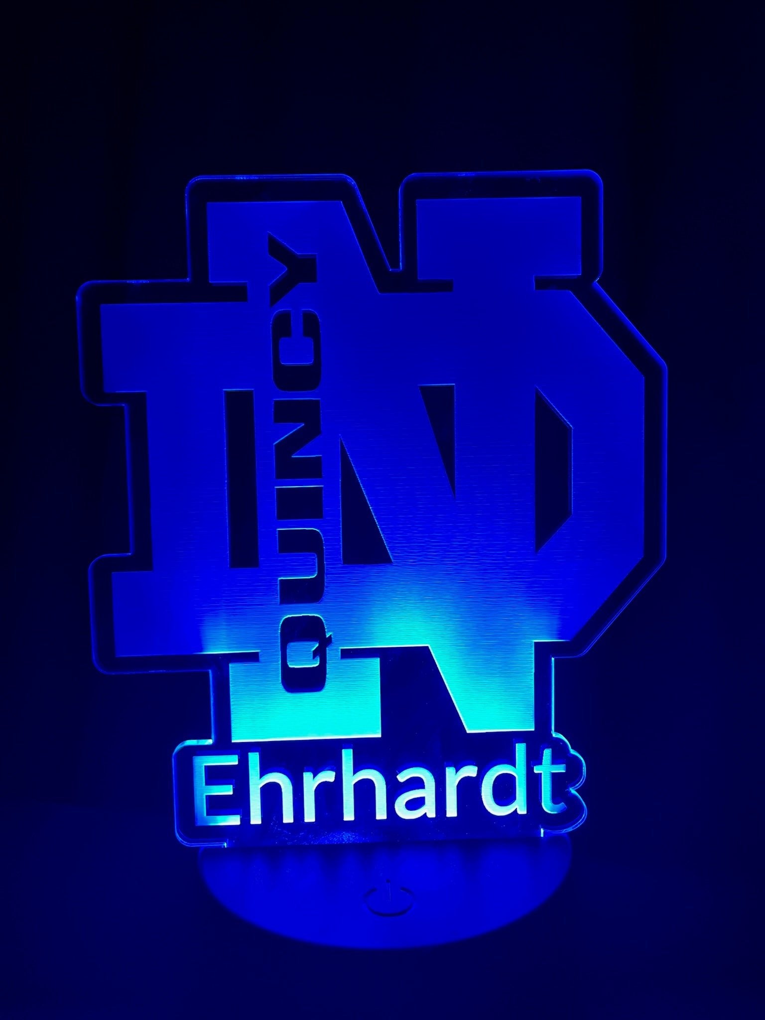LED Acrylic Logo w/stand - Muddy River Engraving