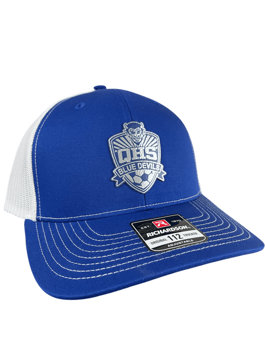QHS Blue Devil Soccer Hat - Muddy River Engraving