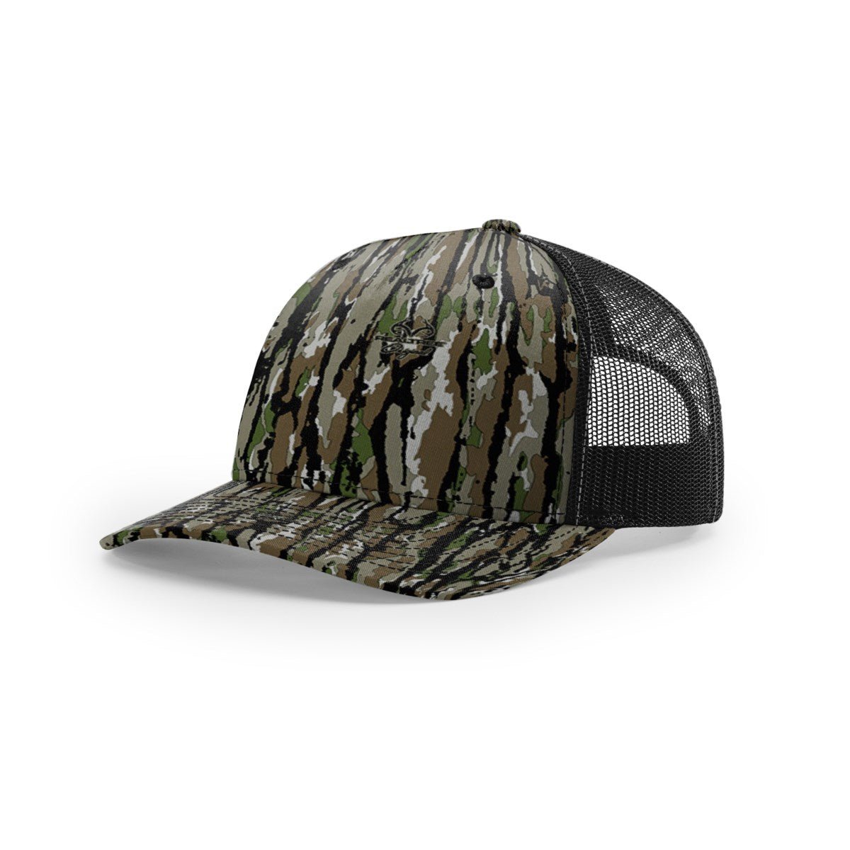 Richardson 112PFP Camo Five Panel Trucker Hat - Muddy River Engraving