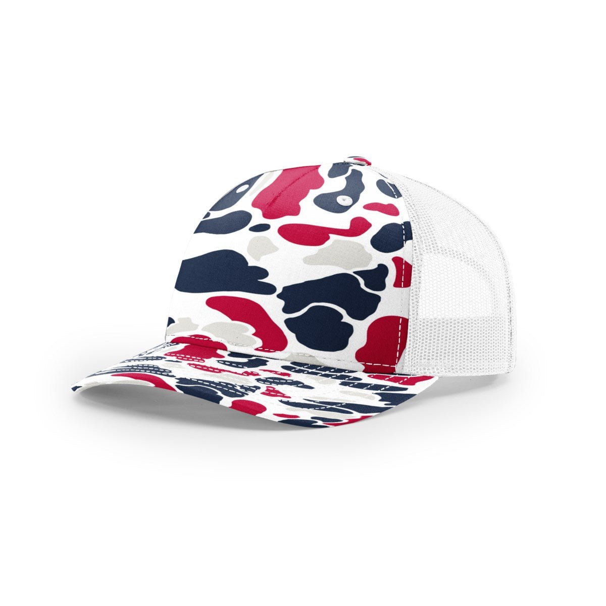 Richardson 112PFP Camo Five Panel Trucker Hat - Muddy River Engraving