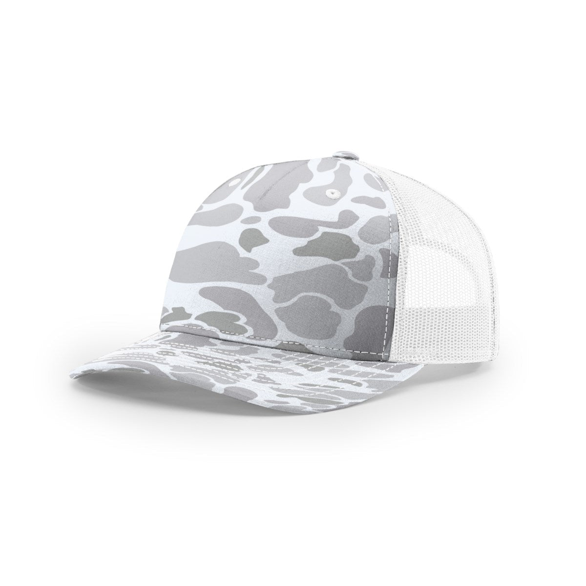 Richardson 112PFP Camo Five Panel Trucker Hat - Muddy River Engraving