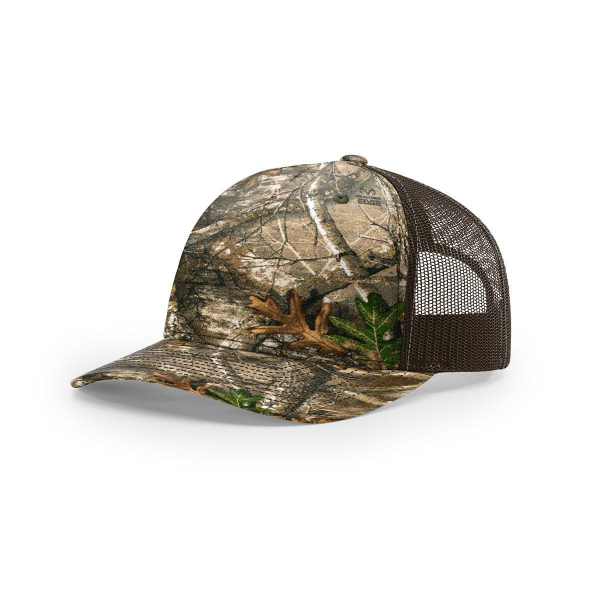 Richardson 112PFP Camo Five Panel Trucker Hat - Muddy River Engraving