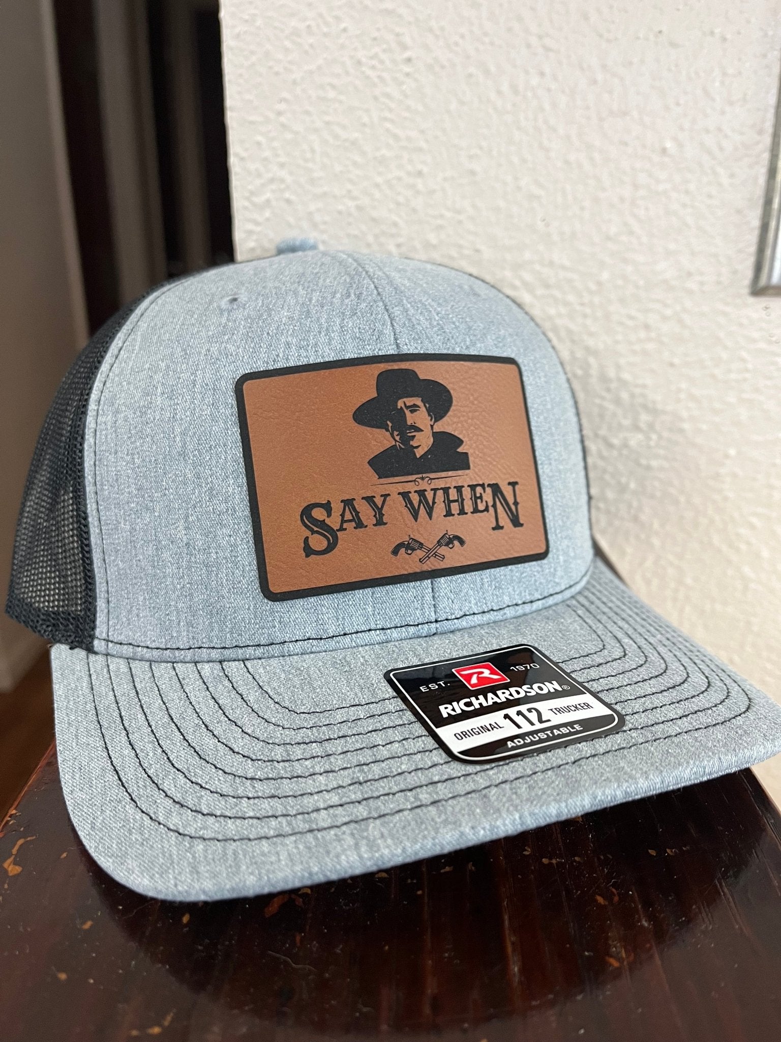"Say When" Hat - Muddy River Engraving