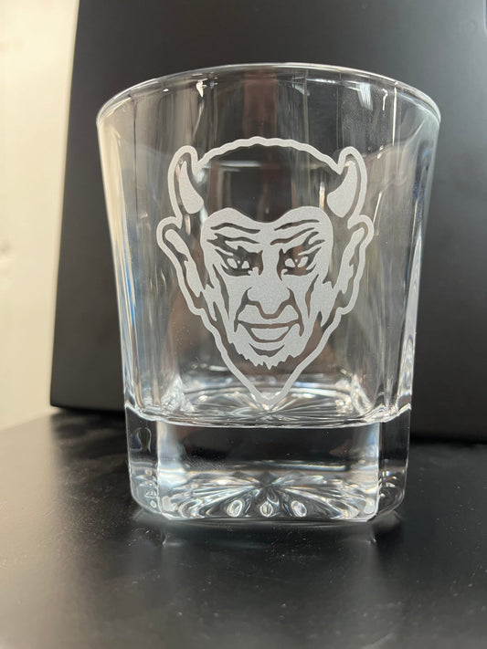 Whiskey Rocks Glass - Muddy River Engraving