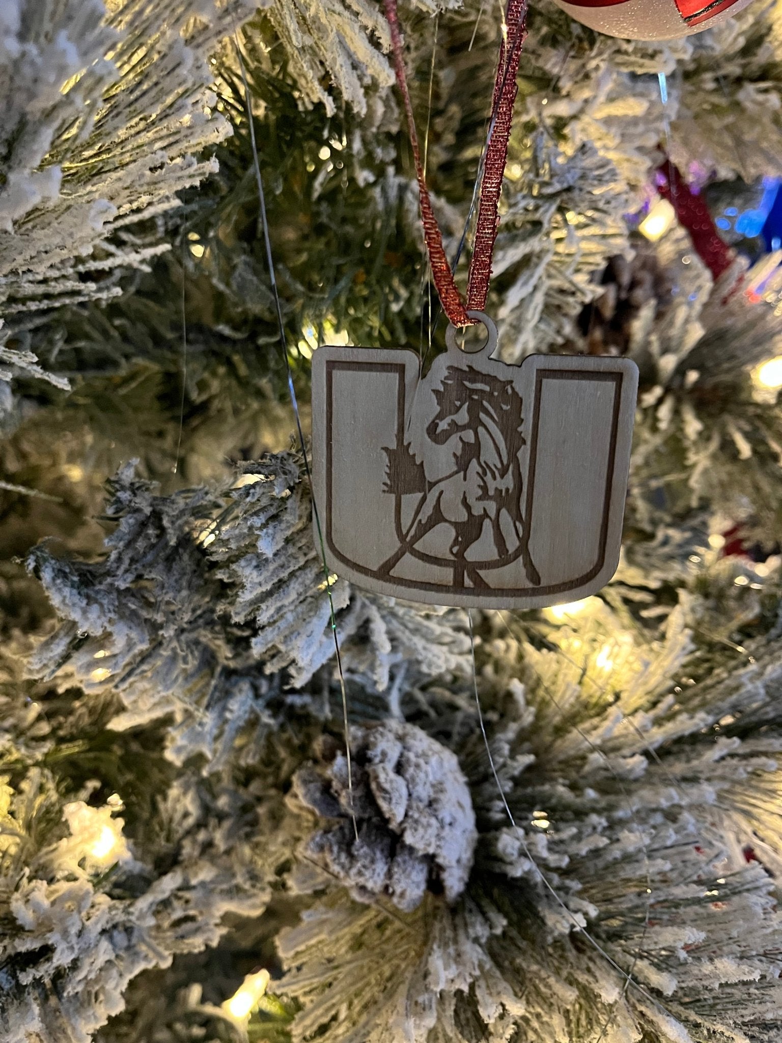 Wooden Engraved Ornament - Muddy River Engraving